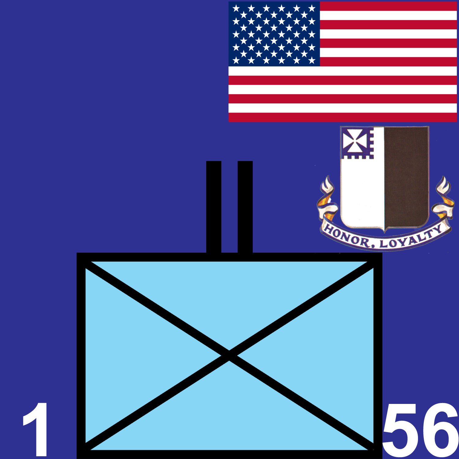 1st Battalion, 56th Infantry Regiment icon